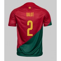 Koszulka piłkarska Portugalia Diogo Dalot #2 Strój Domowy MŚ 2022 tanio Krótki Rękaw
